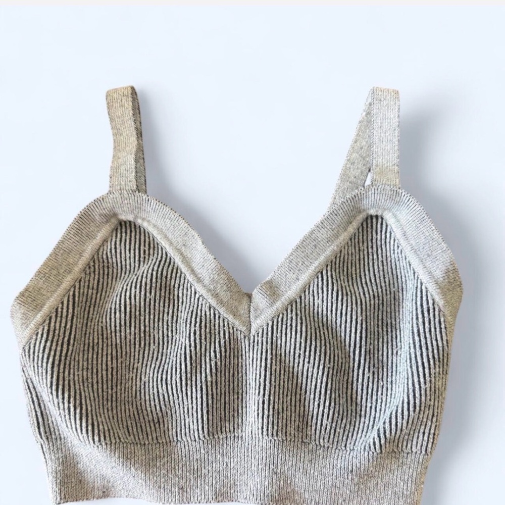 Wildflowers Olive Knit Top